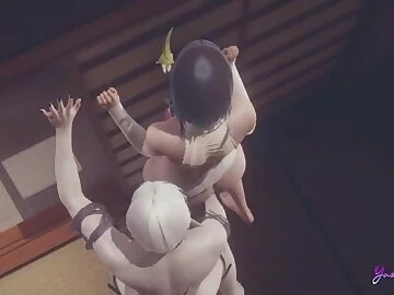 Genshin Impact Yaoi - Venti Arcont analingus & Fingering (uncensored)