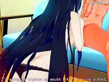 Kanae Kocho Gives You A Sloppy Blowjob - Demon Slayer Hentai