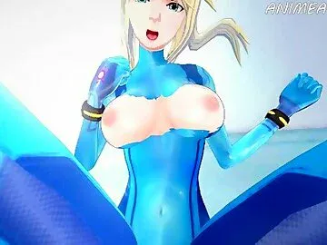 Fucking Samus Aran in Missionary Creampie