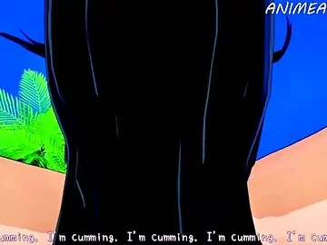 Nico Robin Big Ass Rides Luffy's Big Cock - One Piece Hentai