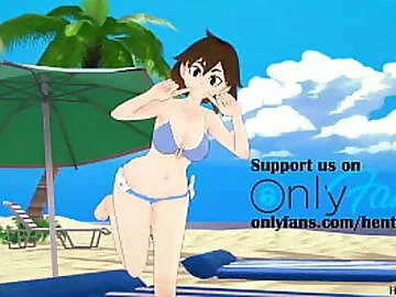 Shante Takes A MouthFull and Creampie On The Beach