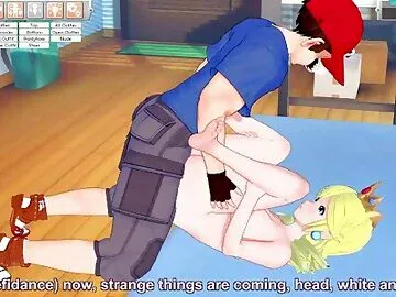 Mario fuck Princess after saving from Kuppa