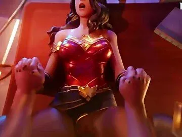 POV - Wonder Woman gets Missionary Fucked and creampied