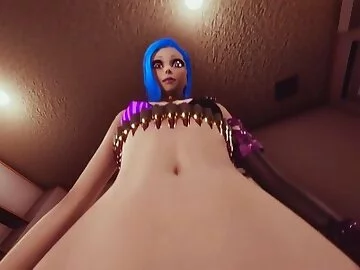 LoL: Futa Jinx shows you true power of Arcane l Futa taker POV 3D Hentai Animation