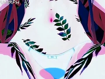DEMON SLAYER HELPING NEZUKO TO CONTAIN HER DEMON POWERS ANIME HENTAI 3D UNCENSORED