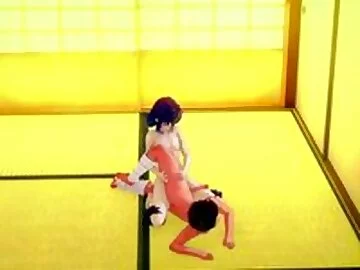 Kimetsu no Yaiba - Inosuke Fucks Tanjiro in Tatami with moans Demon Slayer