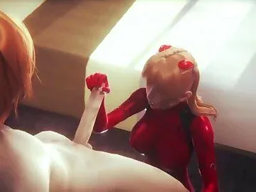 Evangelion Hentai - Watch Asuka Jerk Off