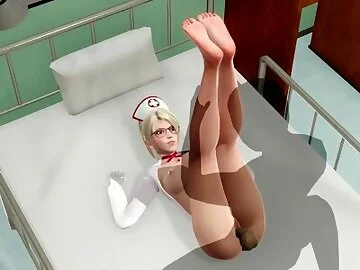 Admire Mercy's feet while you fuck her