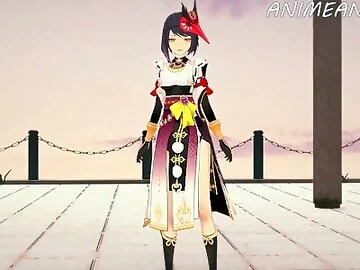 GENSHIN IMPACT KUJOU SARA HENTAI