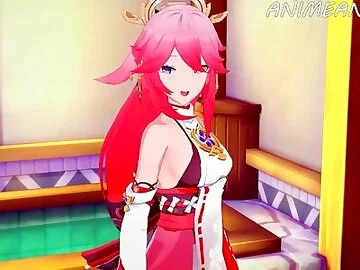 GENSHIN IMPACT YAE MIKO HENTAI
