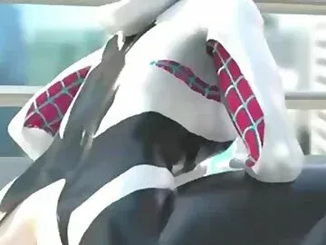 Spider-Man - Gwen Stacy Fucked by Venom on roof Top - Animated Compilation
