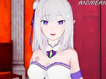 RE ZERO EMILIA HENTAI