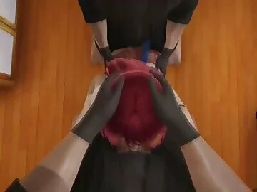 Kushina Uzumaki is fucked by two ninjas in her home