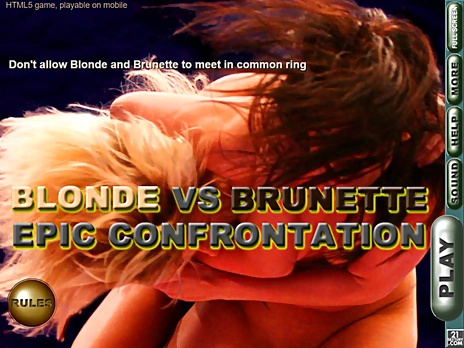 Blonde vs Brunette Epic Confrontation