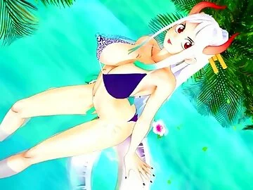 YAMATO INTENSE SEX WITH HER EROTIC BODY ONE PIECE HENTAI