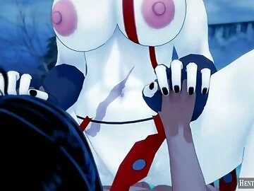 Kratos (Female) Tries a Very hot Cock in the Middle of the Cold Ragnarok - Hentai Hot Animations