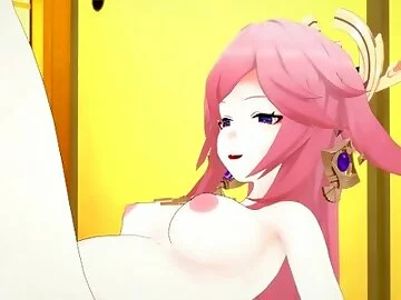 RAIDEN & YAE FUTANARI - THEY FILL EACHOTHERS BELLIES WITH CUM
