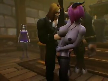 Bride Orgy wedding ceremony / Warcraft Porn Parody