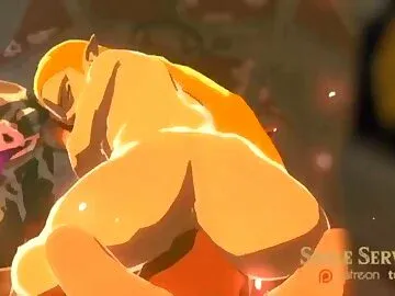 3D HENTAI LEGEND OF ZELDA BREATH OF THE WILD AND LINK