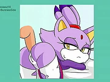 Blaze the Cat - Anal Sex POV [Sonic Porn]