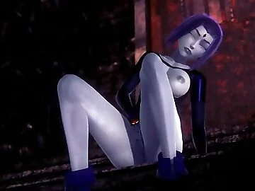 Raven fingering that pussy / Teen Titans 3D Porn