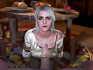 The Witcher Full Hentai Ciri Sucks Lamberts Huge Cock