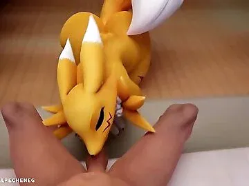 Renamon having sex