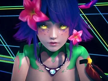Sex with Neeko / league of legends Hentai Parody