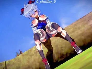 Genshin impact - GANYU SHE MASTURBATES