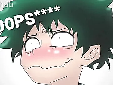 Midoria fucked Uraraka in the shower HENTAI !My Hero Academia 2d porn