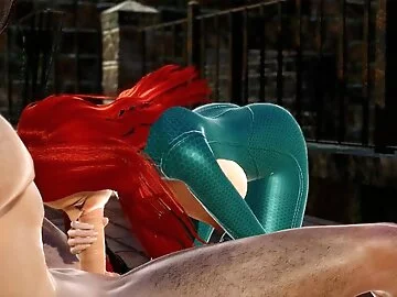 Mera hot from Aquaman fucking animation 3D