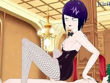 Kyoka Jiro and Izuku Midoriya have intense sex in a casino. - My Hero Academia Hentai