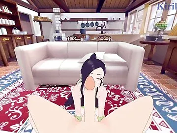 Maltina and I have intense sex in the bedroom. - Dragon Quest XI POV Hentai