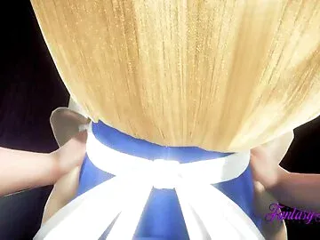 Alice in Wonderland - Alice Hard Sex in a public toilet Extended Version