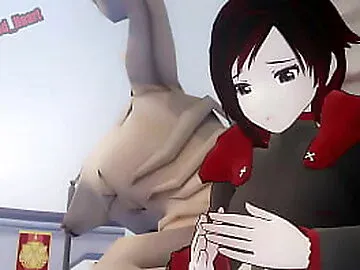 Jaune Takes Ruby's Virginity