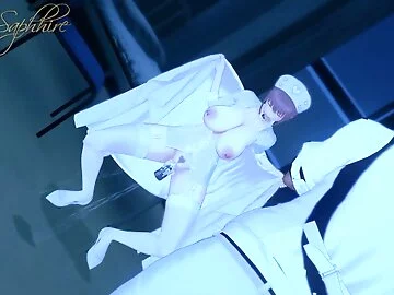 Makima get caught by security and was GANGBANGED (Threesome, DP, Chainsaw man)