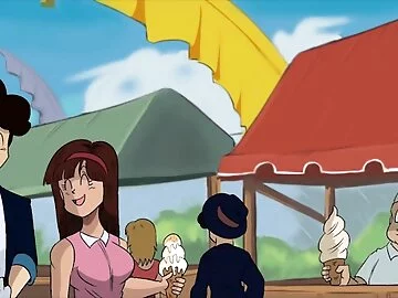 Milk gets hot for goku before the tournament / Dragon Ball Parody/ Anime Hentai 1080p