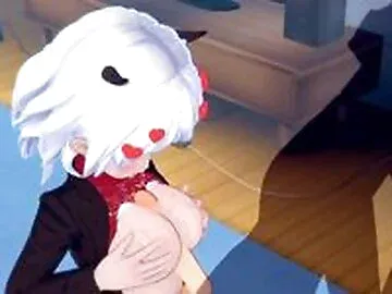 [Helltaker] Modeus(3d hentai) (Big Tits, Big Tits)