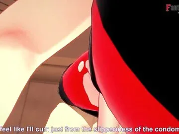 Helen Parr Having sex on the roof in secret / The incredibles / Pov and normal