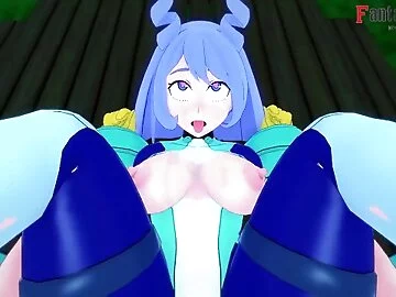Nejire Hado having sex POV and normal / boku no hero / Full hentai video