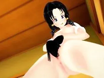 Dragon Ball - Videl masturbation and sex - 3D Hentai