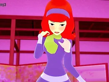 Daphne Blake Having sex / Scooby Doo / Hentai uncensored POV and normal / Full version