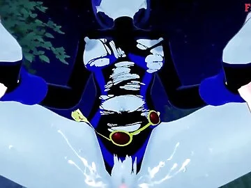 Raven public fucking / Teen titans / DC universe hentai