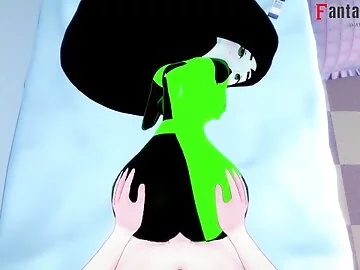 Shego enter to my house so i fucked her / Kim Possible / Hentai uncensored