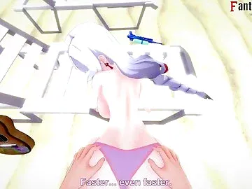 Shenhe of Genshin impact Fucking on the beach JUST POV