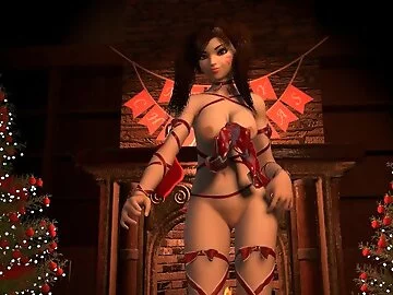 D.Va Christmas Gift / Overwatch Porn Parody
