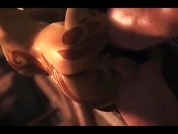 Dragonborn gets fem dominated