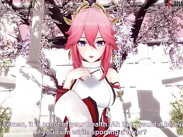 Yae Miko Suck & Fucking / POV Promo / Genshin Impact / Full & FPOV version on Patreon: Fantasyking3