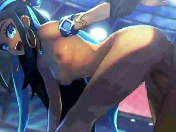 Hentai Nessa Fucked from Behind in the Pool Pokemon Uncensored