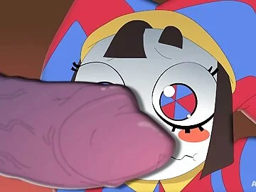 POMNI FROM DIGITAL CIRCUS IS SERVING BIG BUNNY COCK! Hentai Rule34